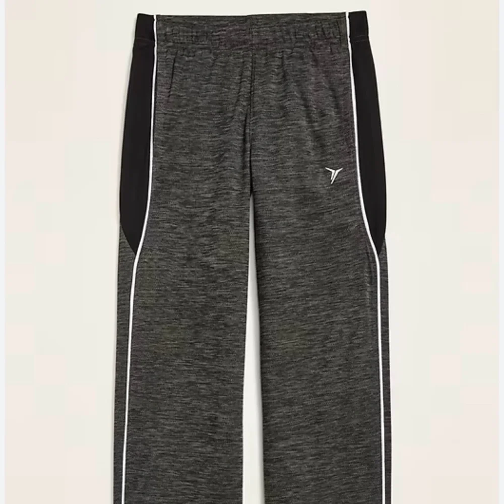 OLD NAVY boys GO DRY Mesh Track Pants - Dark heather grey/black Size XL (14/16) - Picture 1 of 2